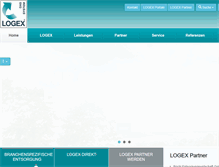 Tablet Screenshot of logex.de